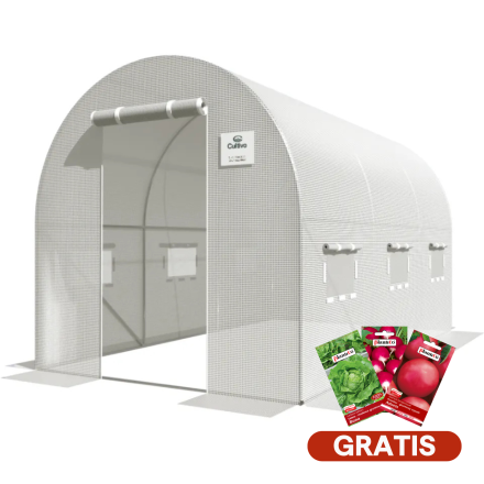 Tunel Foliowy 2x3,5x2 - 7m2 Biały, nasiona gratis