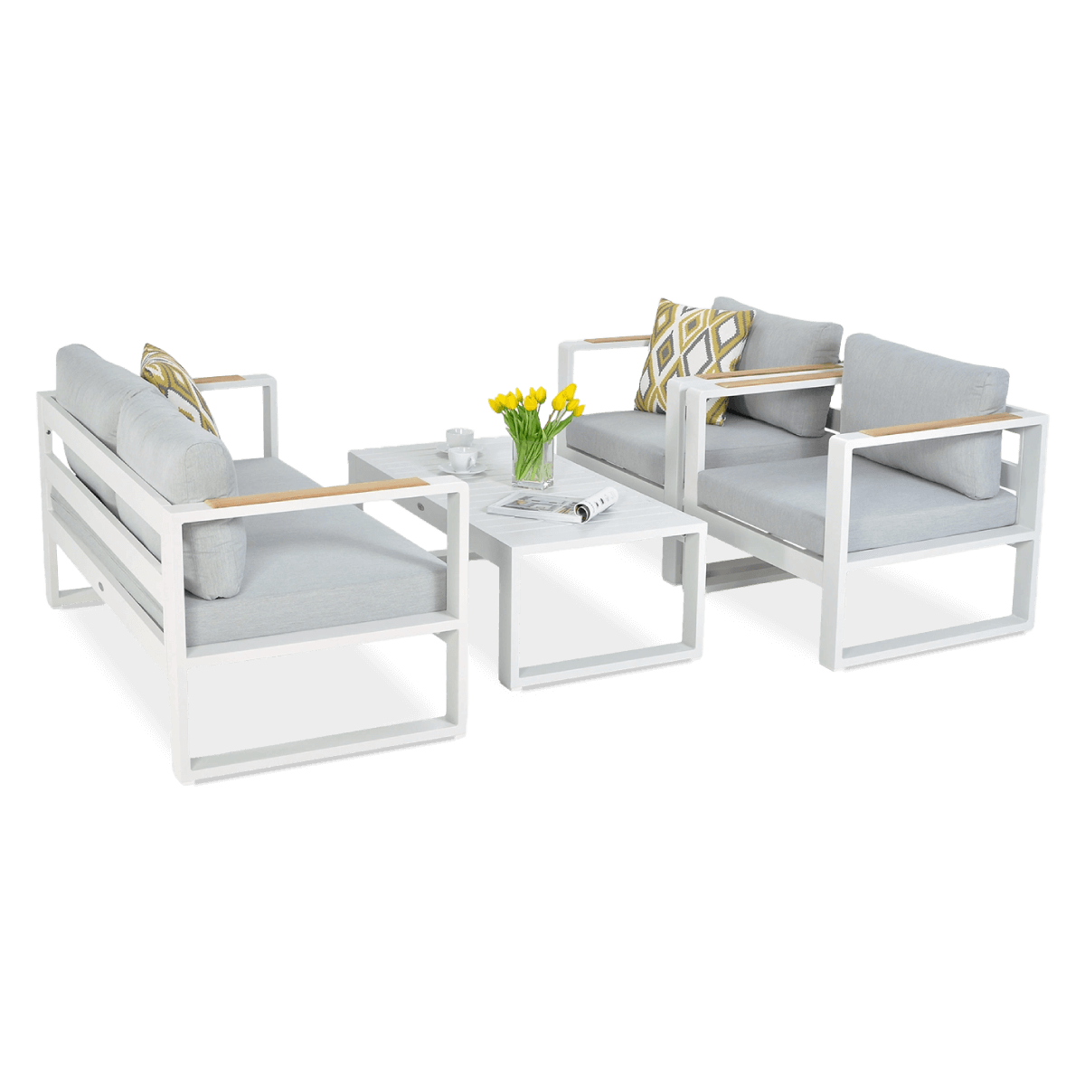 Biela sedacia súprava PANAMA