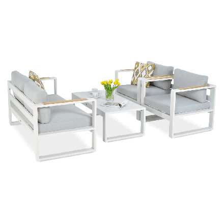 Biela sedacia súprava PANAMA