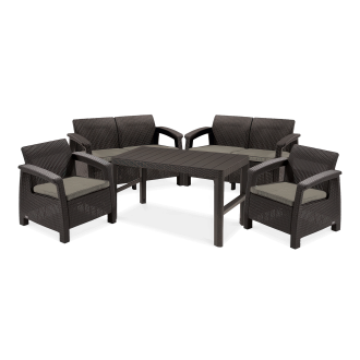 Záhradný nábytok CORFU FIESTA/LYON Brown