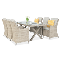 Nábytková súprava NAPOLI 6/200 Light Beige Technorattan