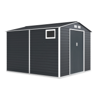 Domček na náradie MONTREAL 277x319cm studená sivá - Hardmaister