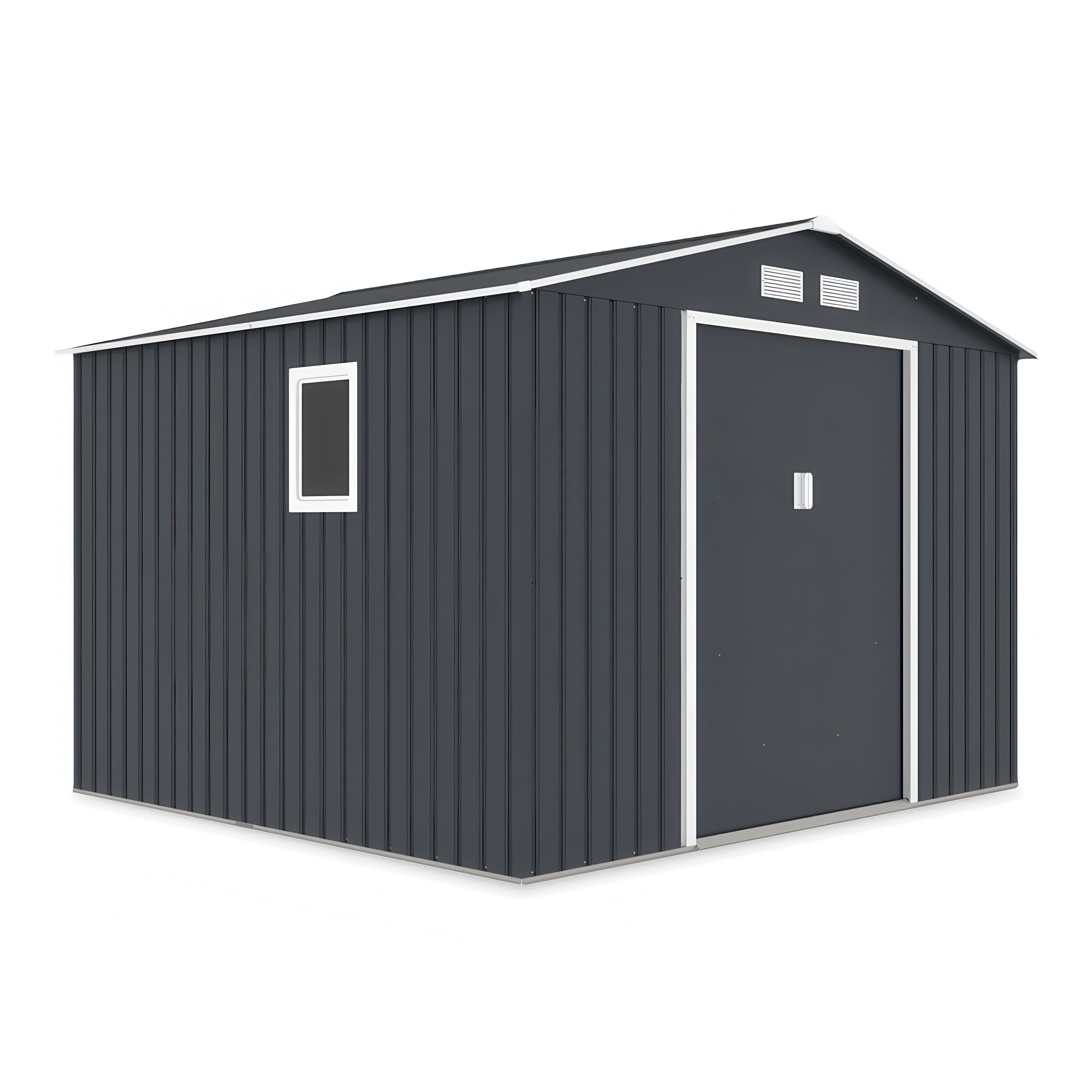 Domček na náradie HUDSON 277x255cm studená sivá - Hardmaister