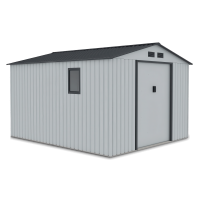 Domček na náradie HUDSON 277x319cm svetlosivý - Hardmaister