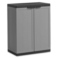Úžitková skrinka Keter/Kis JOLLY LOW CABINET Dark Grey