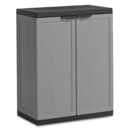 Úžitková skrinka Keter/Kis JOLLY LOW CABINET Dark Grey