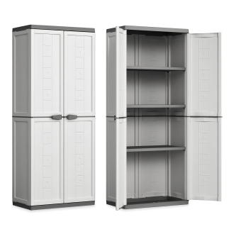 Úžitková skrinka Keter/Kis JOLLY HIGH CABINET White