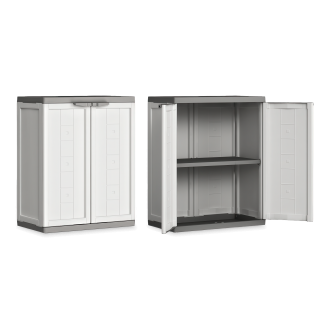 Keter/Kis úžitková skrinka JOLLY LOW CABINET White