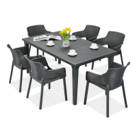 Záhradný set ELISA/FUTURA Graphite 6+1