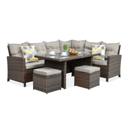 Technorattan roh IBIZA Brown