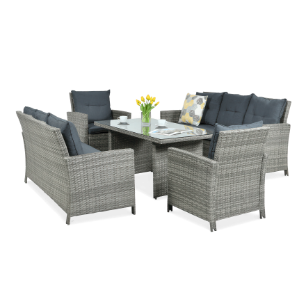 Technorattanová súprava IBIZA FAMILY Grey