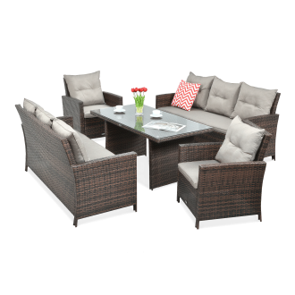 Technorattan nábytok IBIZA FAMILY Brown