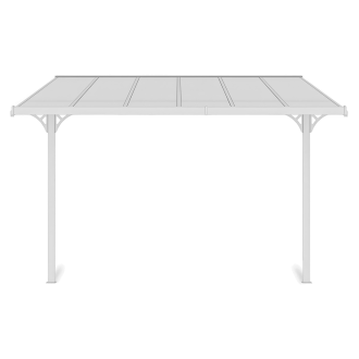 Terasový prístrešok ATLANTA 3,7x3 m biely
