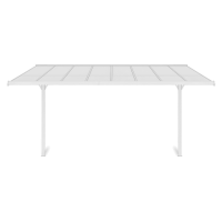 Terasový baldachýn ATLANTA 4,4x3 m biely