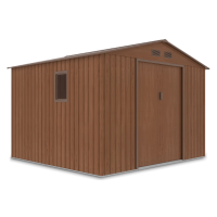 Domček na náradie HUDSON 277x255cm Orech - Hardmaister