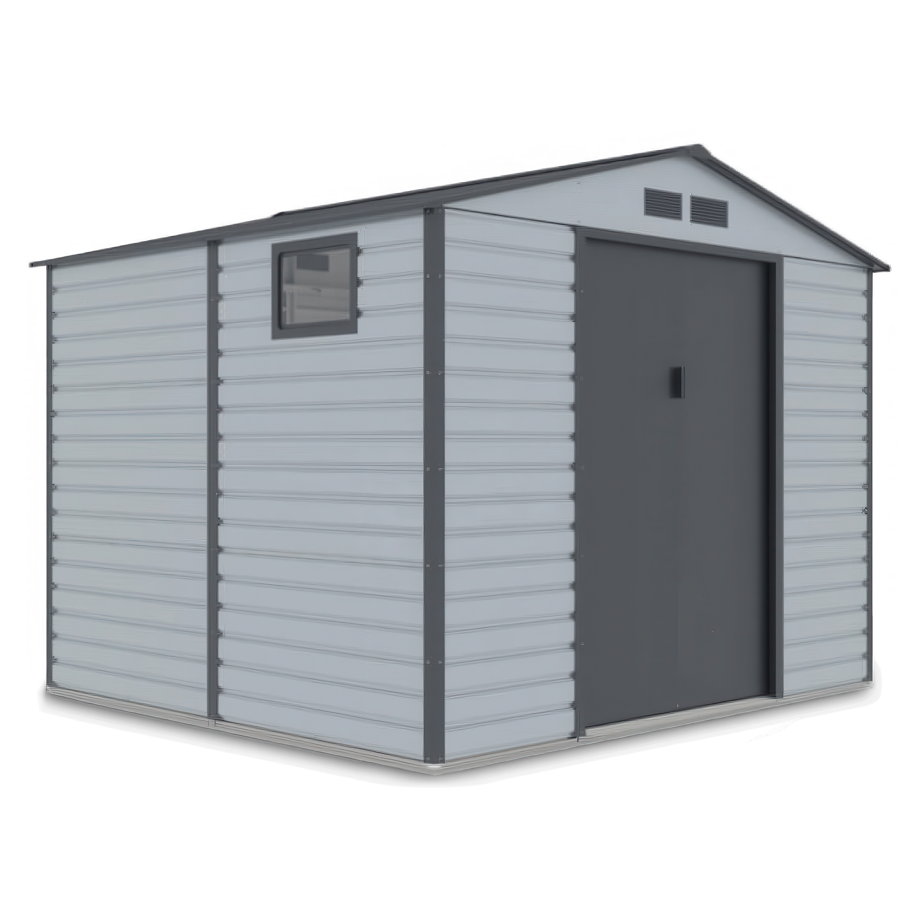 Prístrešok na náradie MONTREAL 277x259cm svetlosivý - Hardmaister