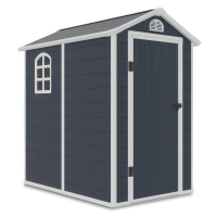 Záhradný úložný priestor VERMONT 134x192cm Cold Grey - Hardmaister