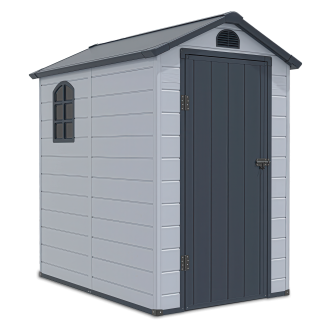 Prístrešok na náradie VERMONT 134x192cm svetlosivý - Hardmaister