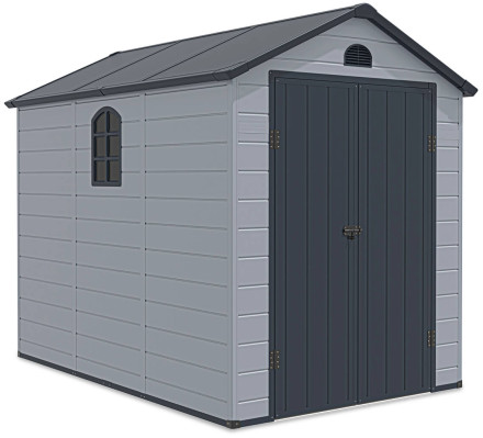 Prístrešok na náradie VERMONT 190x280cm svetlosivý - Hardmaister