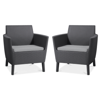 Balkónový set Keter SALEMO DUO grafit