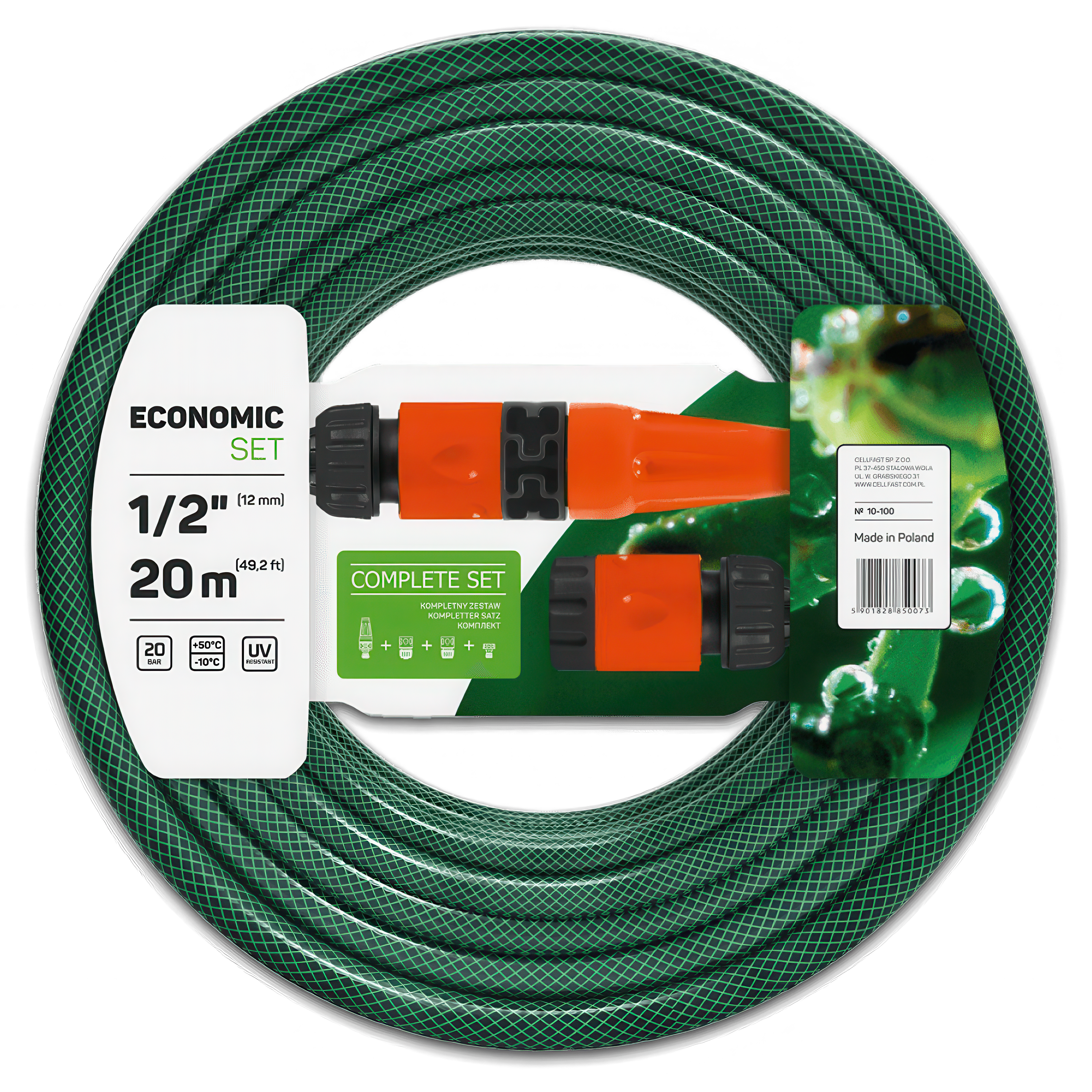 Súprava ECONOMIC Hadica 1/2" 20m Cellfast