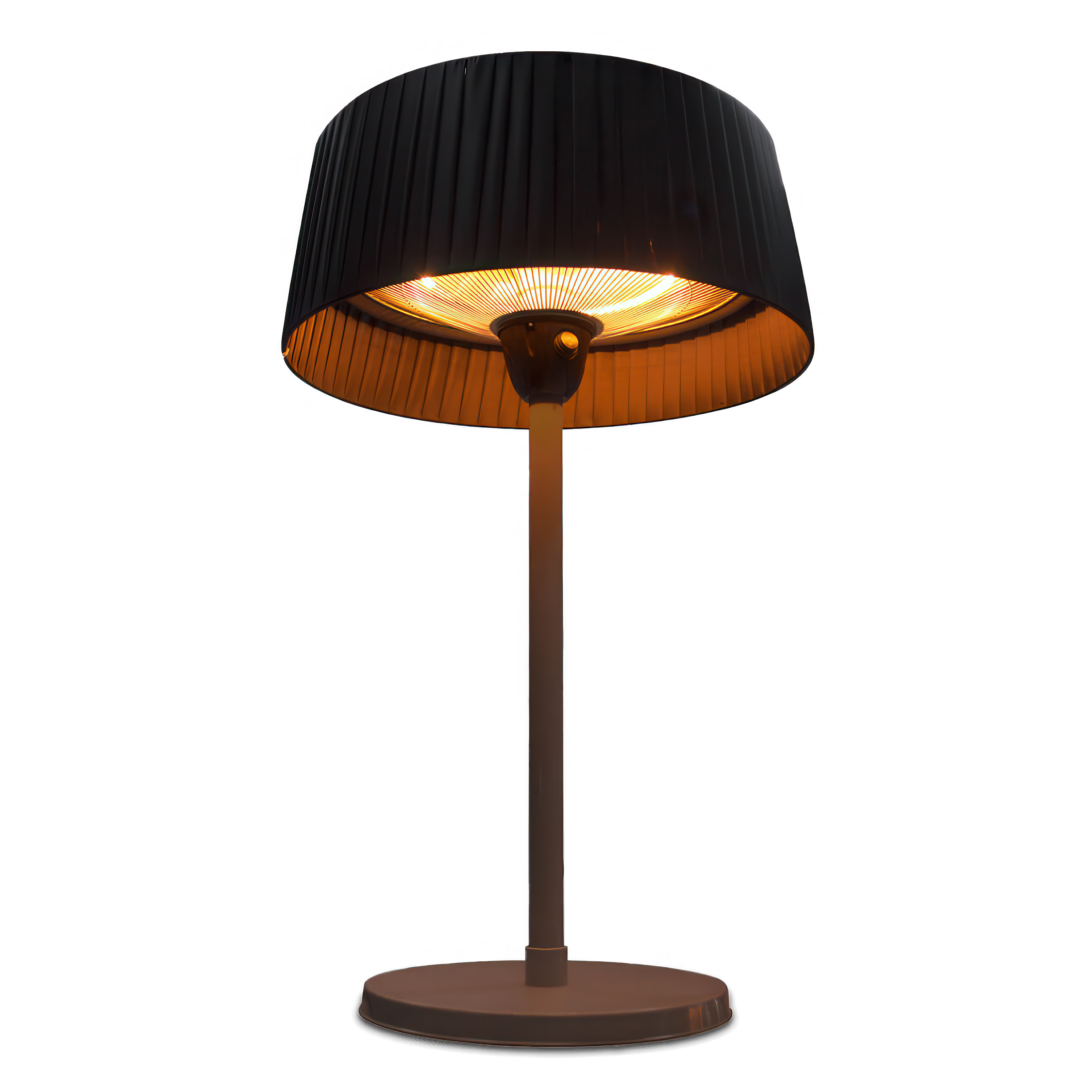 ATRI Čierna stojaca vykurovacia lampa