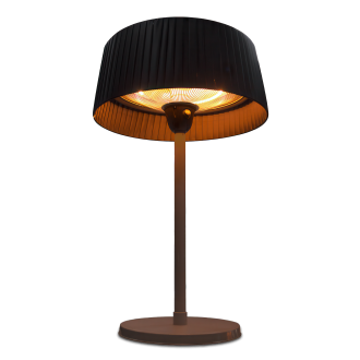 ATRI Čierna stojaca vykurovacia lampa