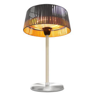 ATRI Strieborná stojaca vykurovacia lampa