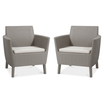 Balkónový záhradný set SALEMO DUO Cappuccino