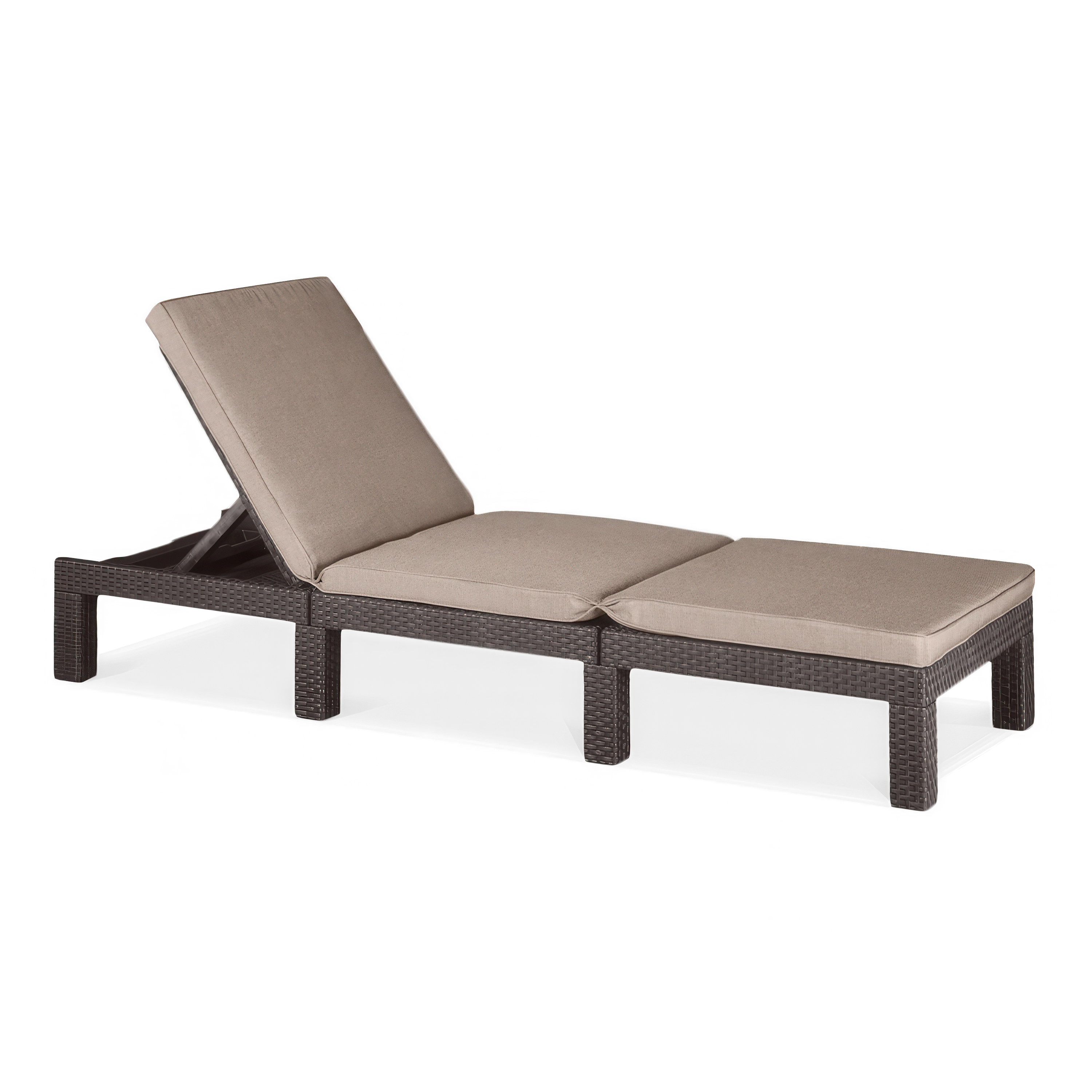 Záhradné lehátko DAYTONA DELUXE Brown