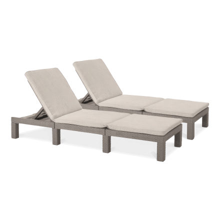 2x záhradné ležadlo DAYTONA DELUXE Cappuccino