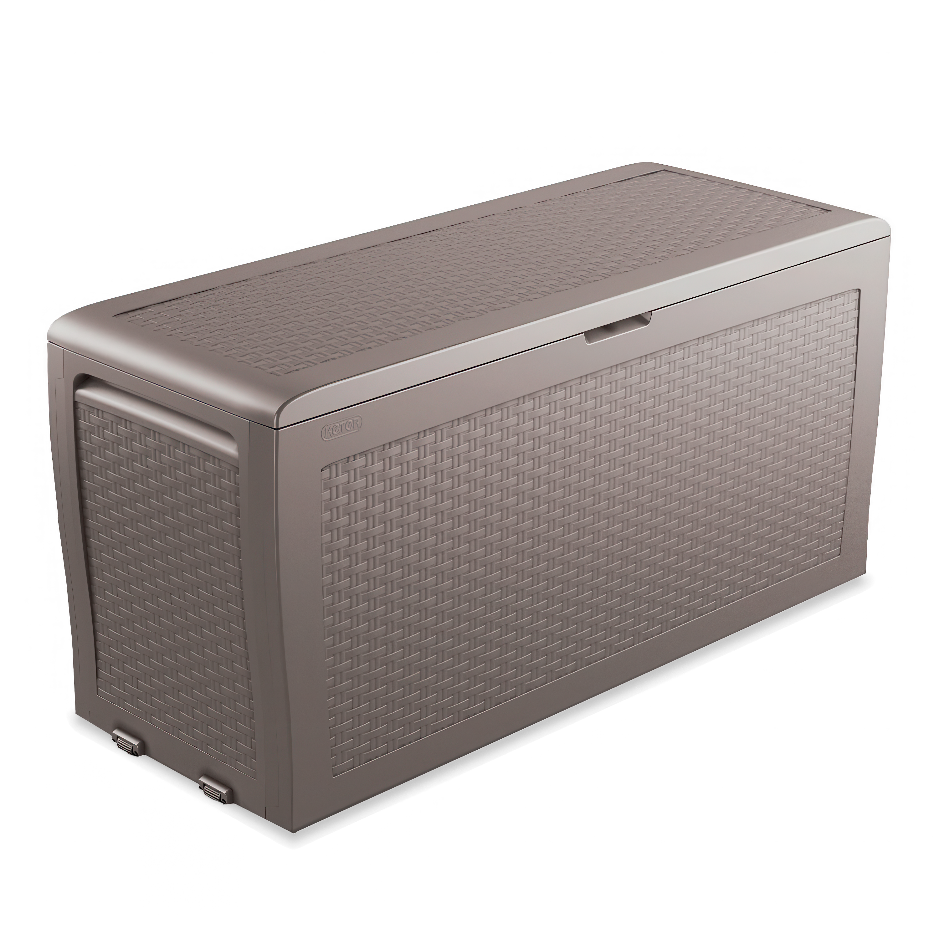 Balkónový box Keter SAMOA RATTAN BOX 270L Cappuccino