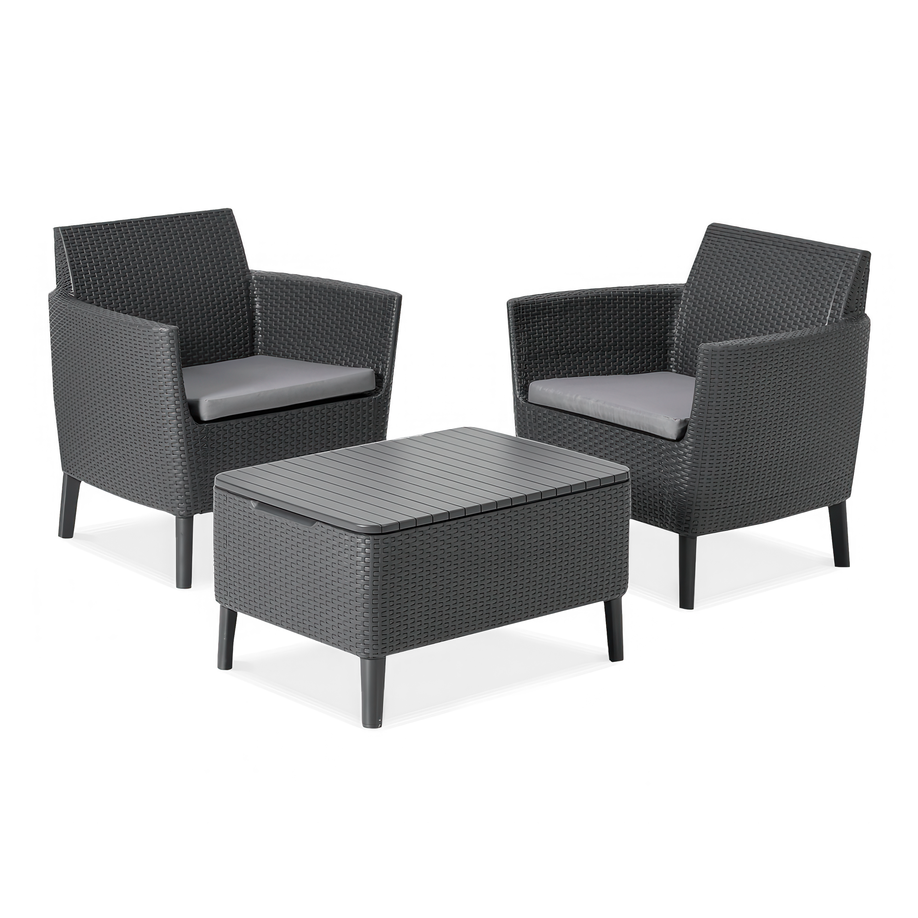 Balkónový záhradný set SALEMO BALCONY Graphite