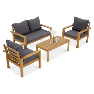 Drevený záhradný set STAVANGER