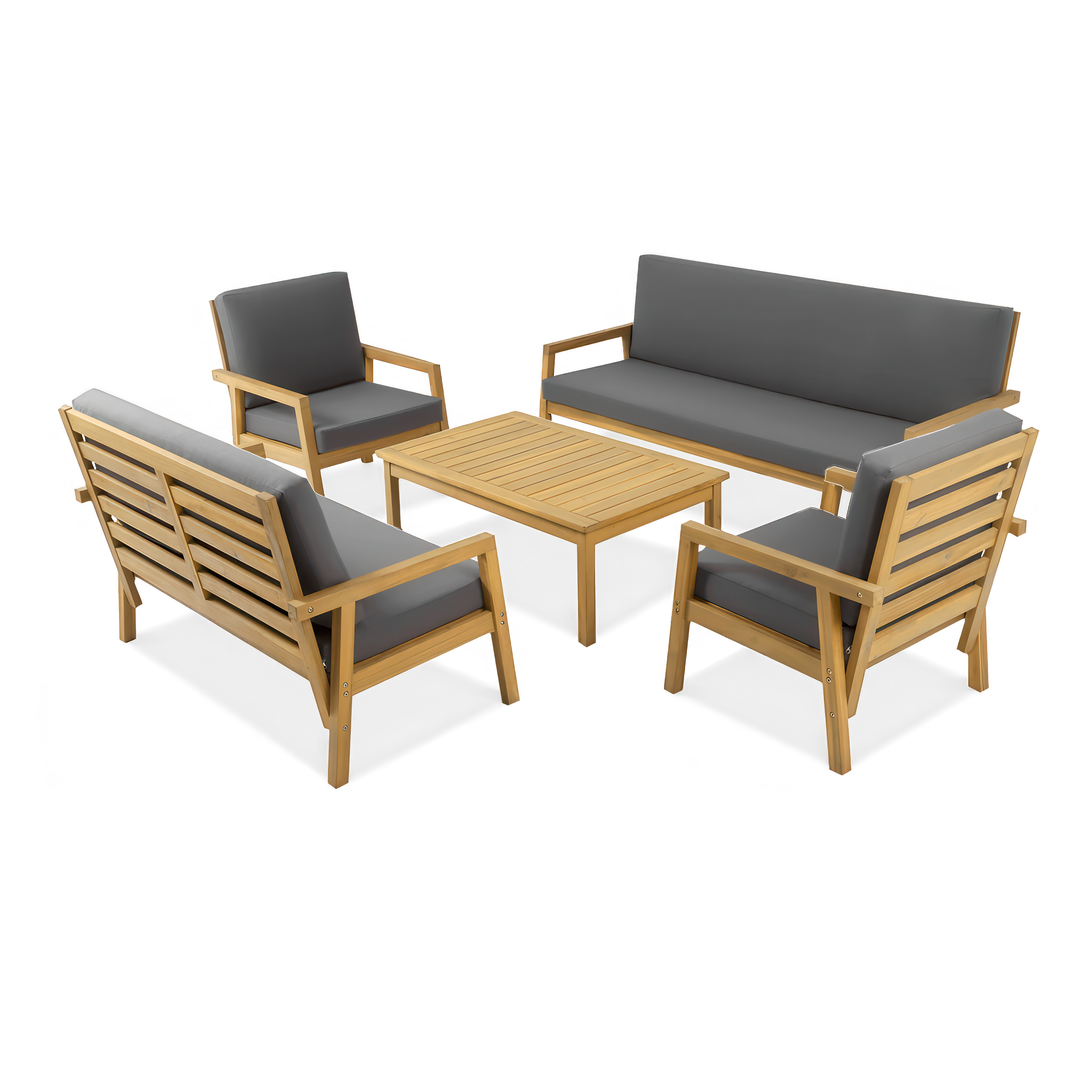 Drevená súprava záhradného nábytku SANDVIK