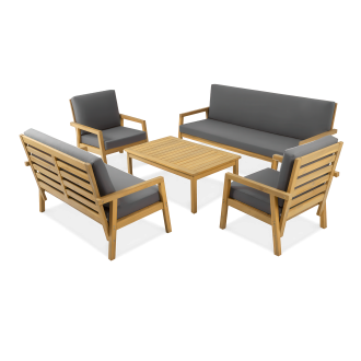 Drevená súprava záhradného nábytku SANDVIK