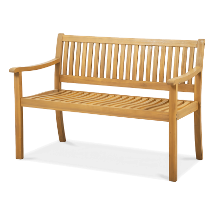 Drevená záhradná lavička ALNES Teak Look