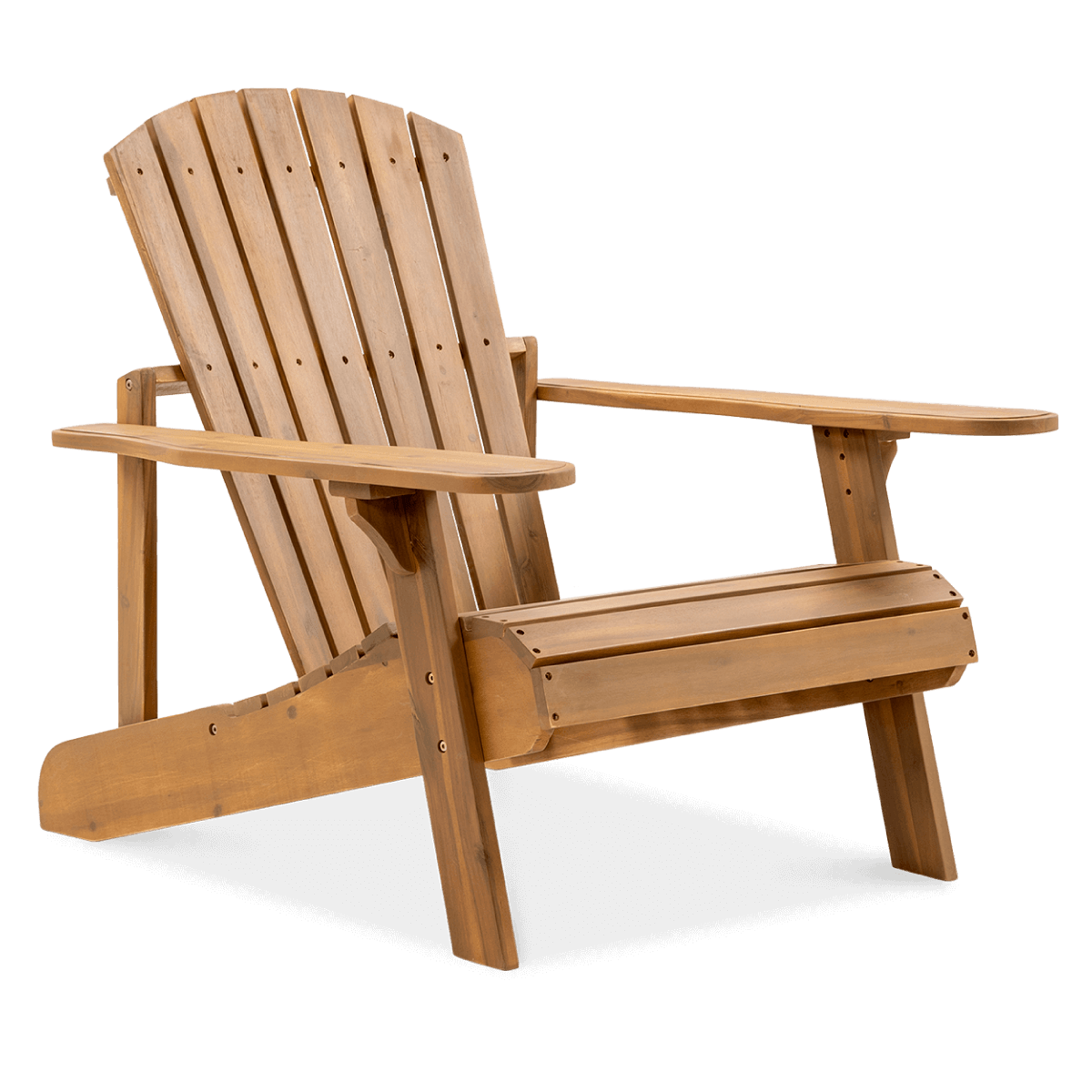 Drevená záhradná stolička NARWIK Teak Look