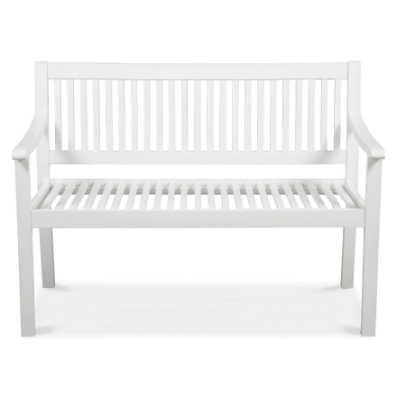 Záhradná drevená lavička ALNES White