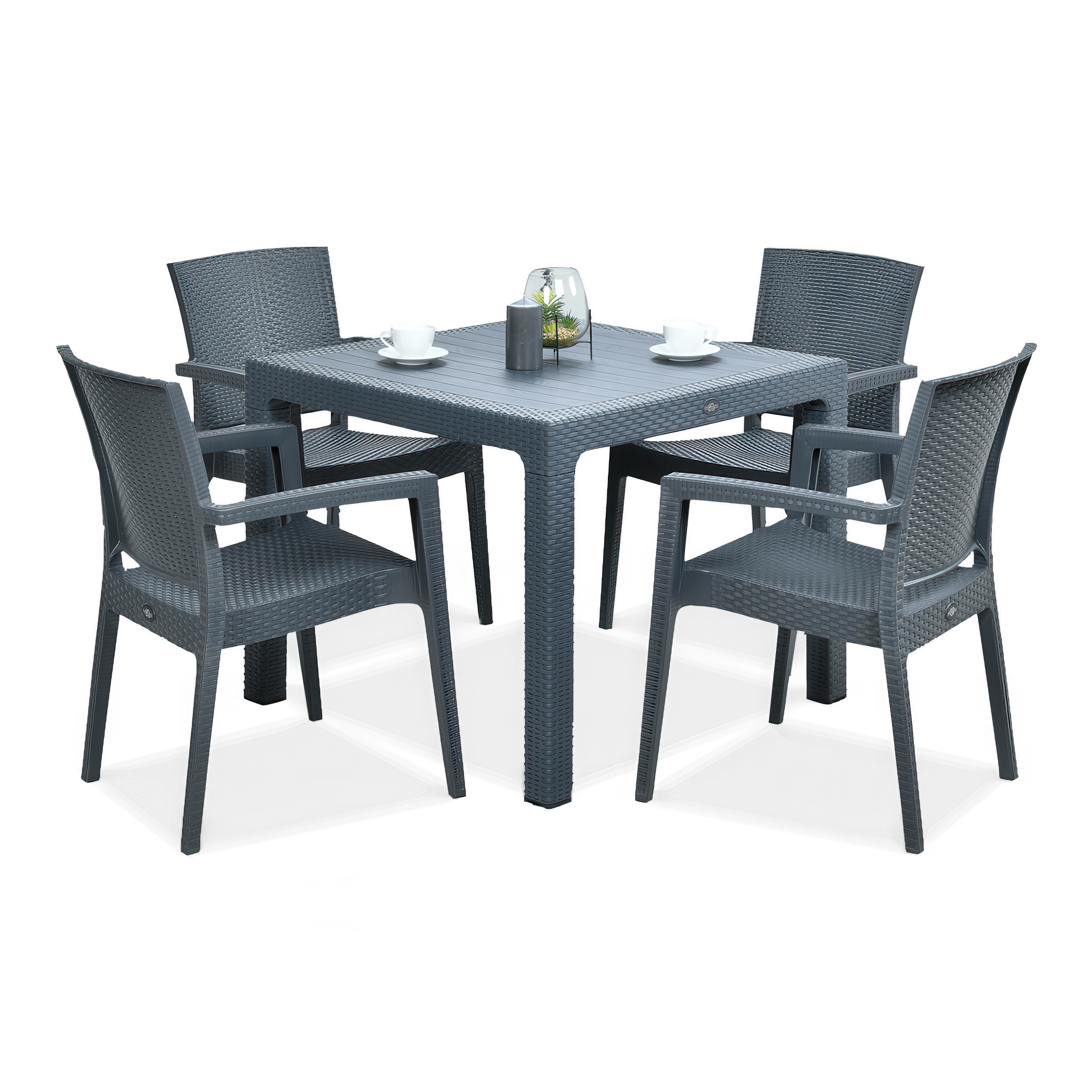 Novussi reštauračný set ZENIT 4+1 antracit