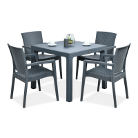 Novussi reštauračný set ZENIT 4+1 antracit