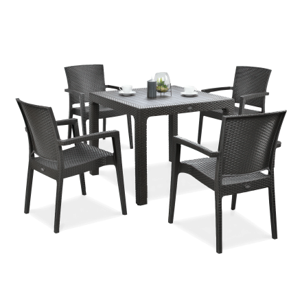 Novussi reštauračný set ZENIT 4+1 Brown