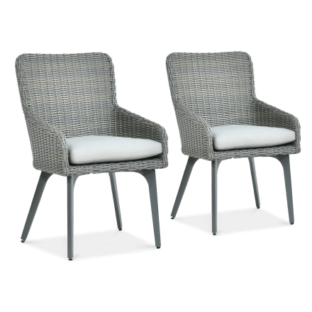 Technorattan kreslo 2x MILANO Grey