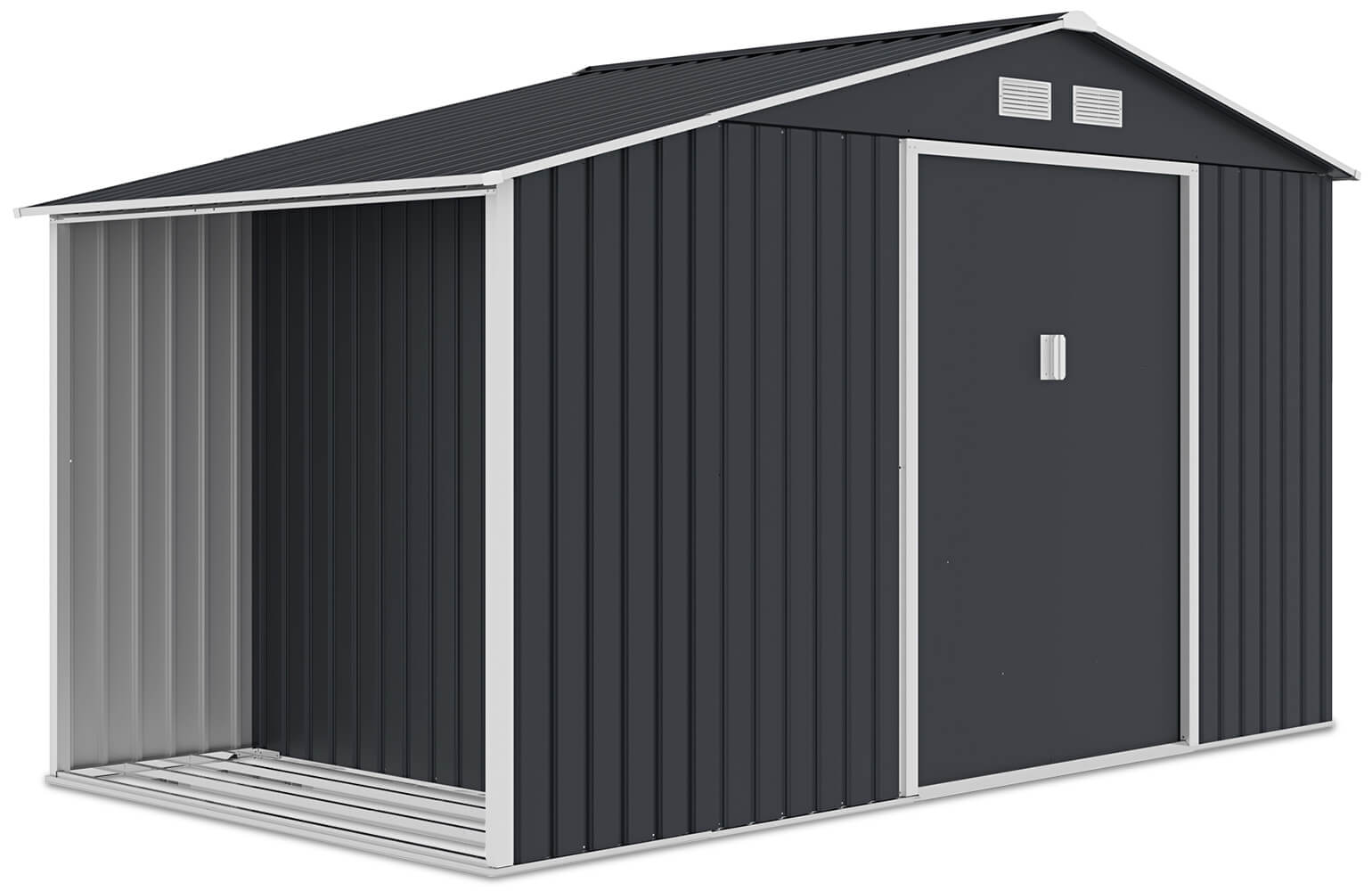 Prístrešok na náradie MADISON 342x191cm Studená sivá - HARDMAISTER