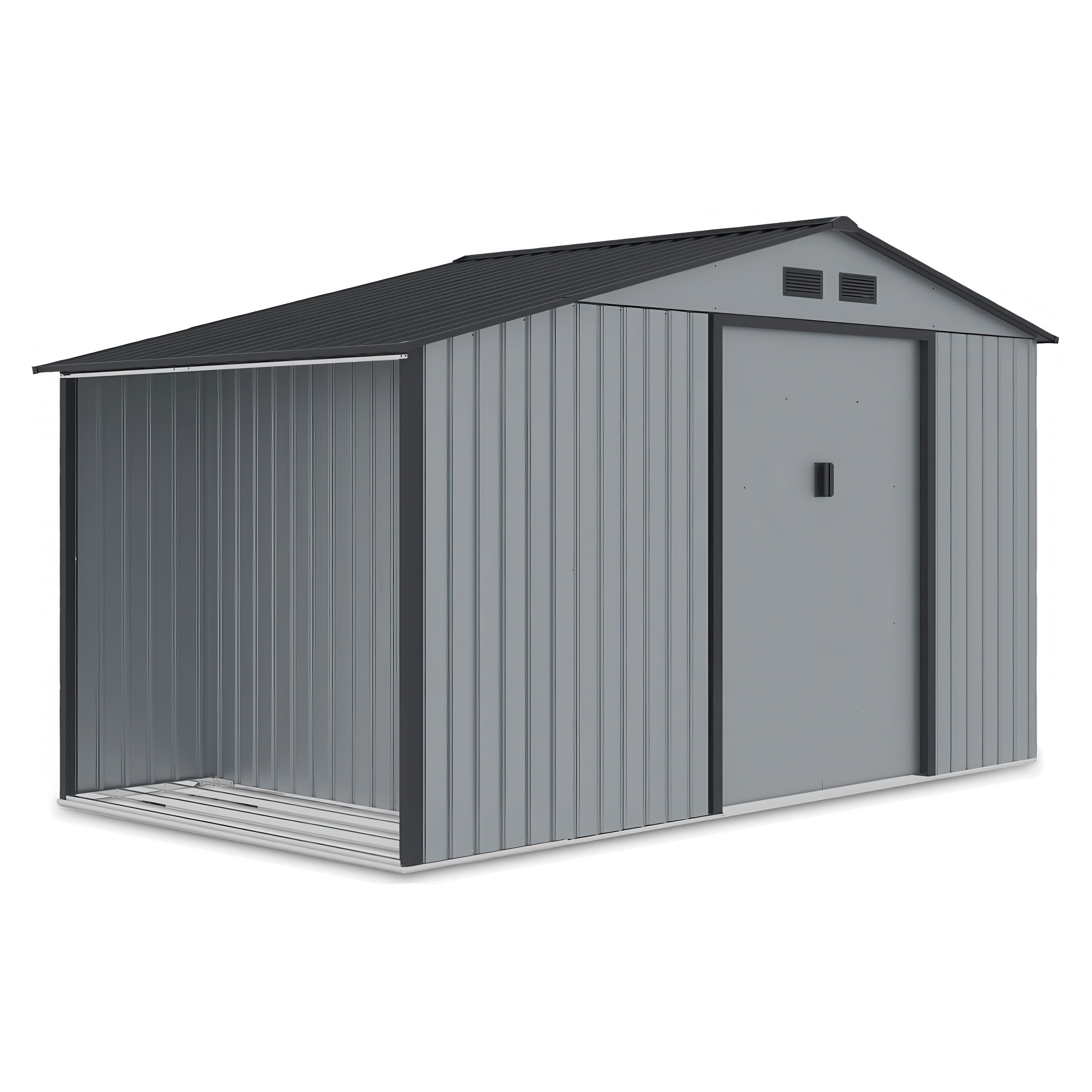 Prístrešok na náradie MADISON 342x191cm svetlo šedý - HARDMAISTER