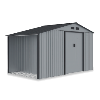 Domček na náradie MADISON 342x255cm svetlosivý - Hardmaister