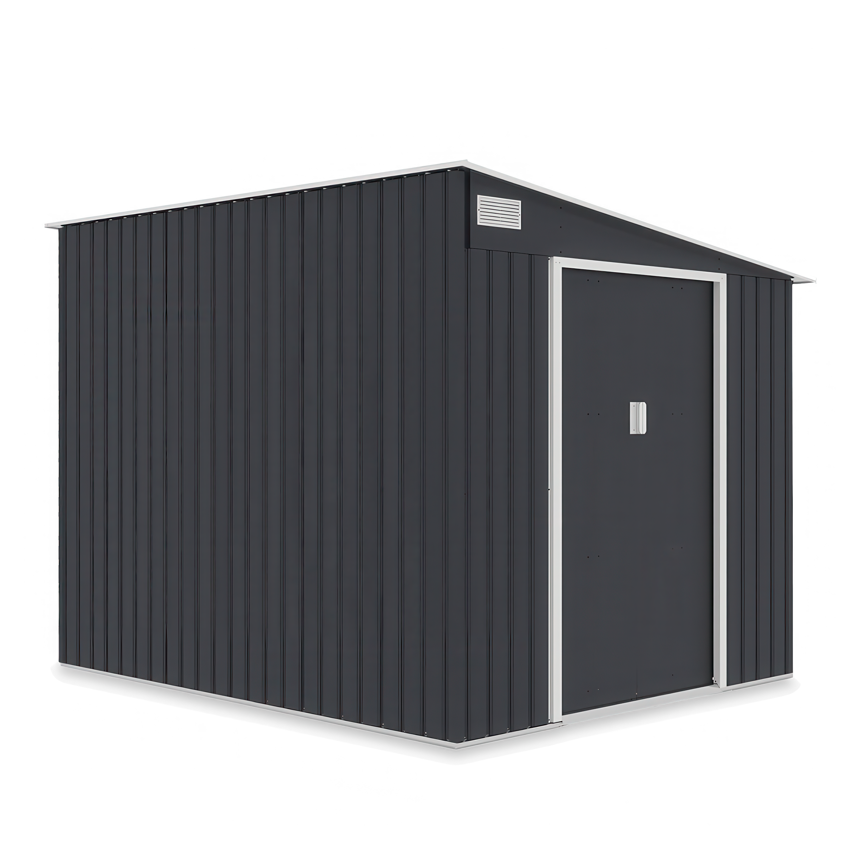 Domek na narzędzia JASPER 214x257cm Cold Grey,  na białym tle