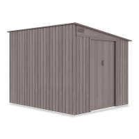 Prístrešok na náradie JASPER 214x257cm Svetlé drevo - Hardmaister