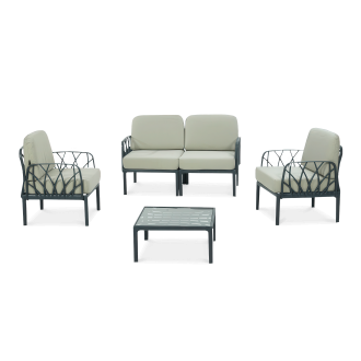 Novussi modulárny záhradný set GARDA 2 antracit