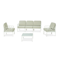 Novussi modulárny záhradný set GARDA 3 White